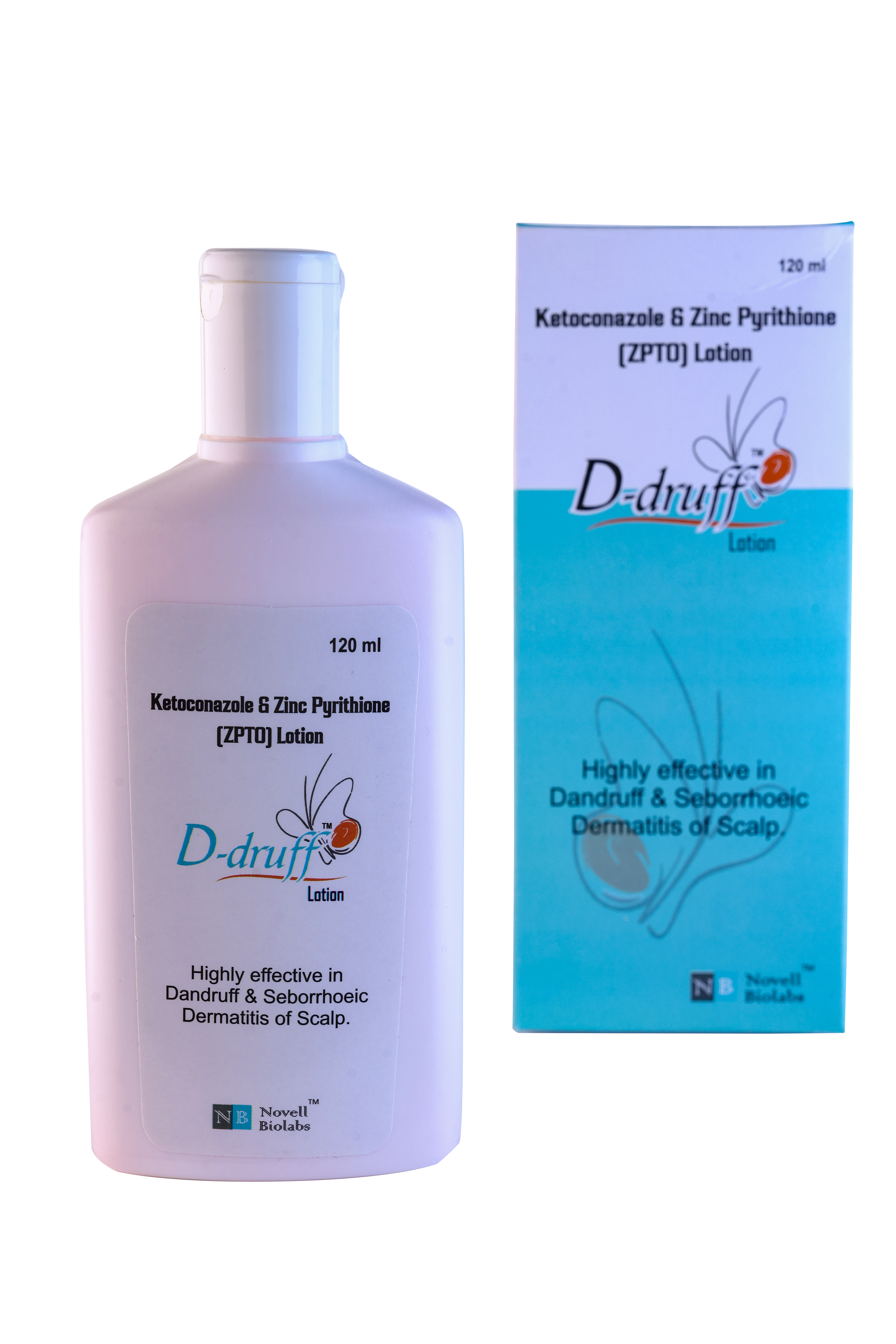 D-druff Lotion – Ketoconazole & Zinc Pyrithione Lotion